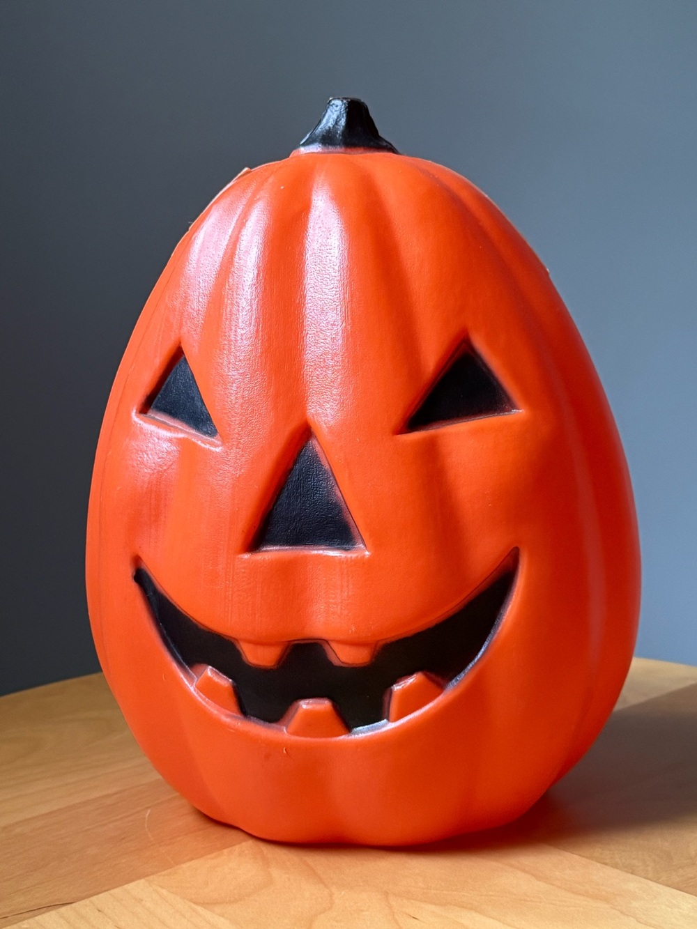 Large Halloween Pumpkin Jack-O'-Lantern Blow Mold Vintage c1991 by TPI Canada